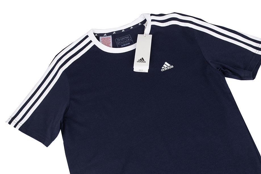 adidas Tricou pentru copii Essentials 3-Stripes Cotton Loose Fit Tee IC3638