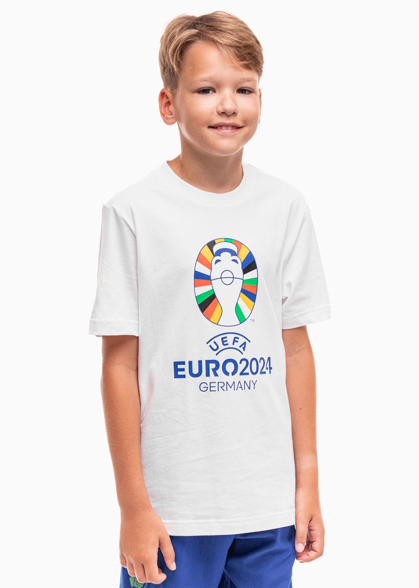 adidas Tricou pentru copii Euro24 Official Emblem IT9306