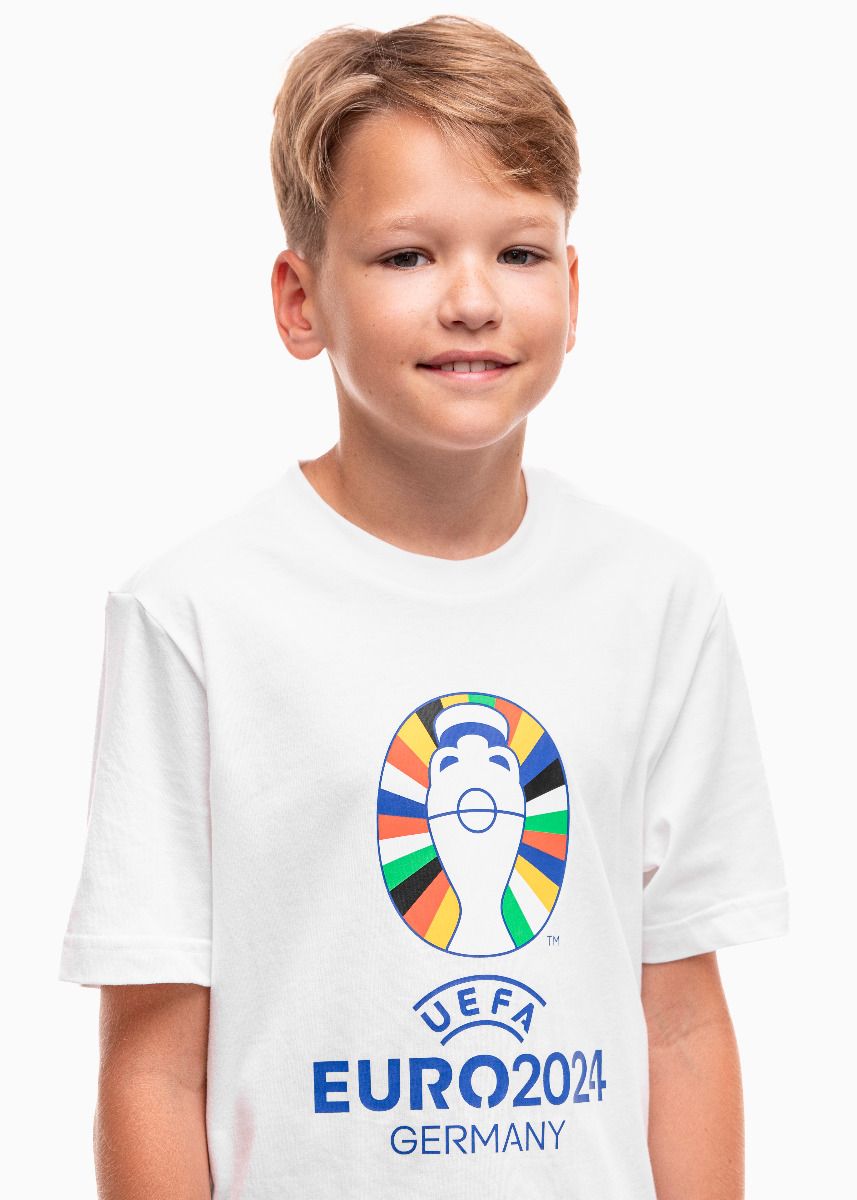 adidas Tricou pentru copii Euro24 Official Emblem IT9306