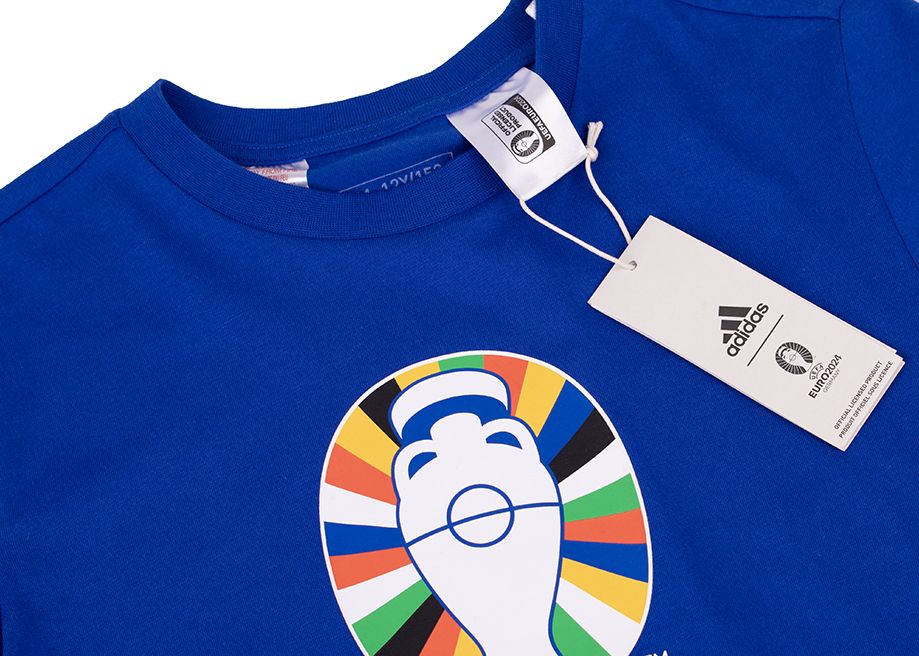 adidas Tricou pentru copii Euro24 Official Emblem IT9309