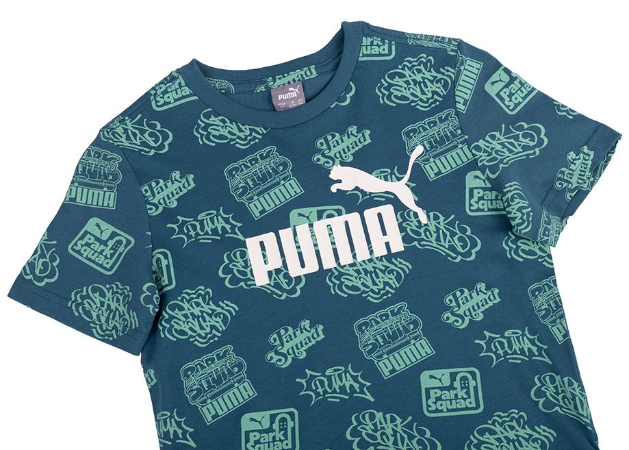 PUMA Tricou pentru copii ESS+ MID 90s AOP Tee 681875 22