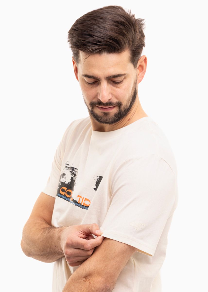 4F Tricou pentru bărbați M2030 4FWSS25TTSHM2030 11S 4F Tricou pentru bărbați M2030 4FWSS25TTSHM2030 11S