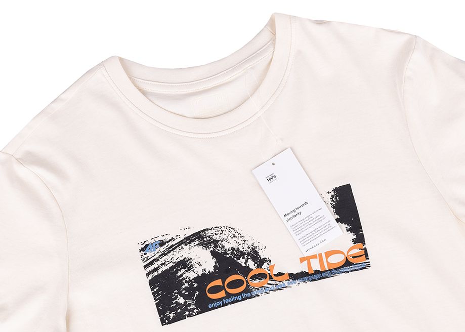 4F Tricou pentru bărbați M2030 4FWSS25TTSHM2030 11S 4F Tricou pentru bărbați M2030 4FWSS25TTSHM2030 11S