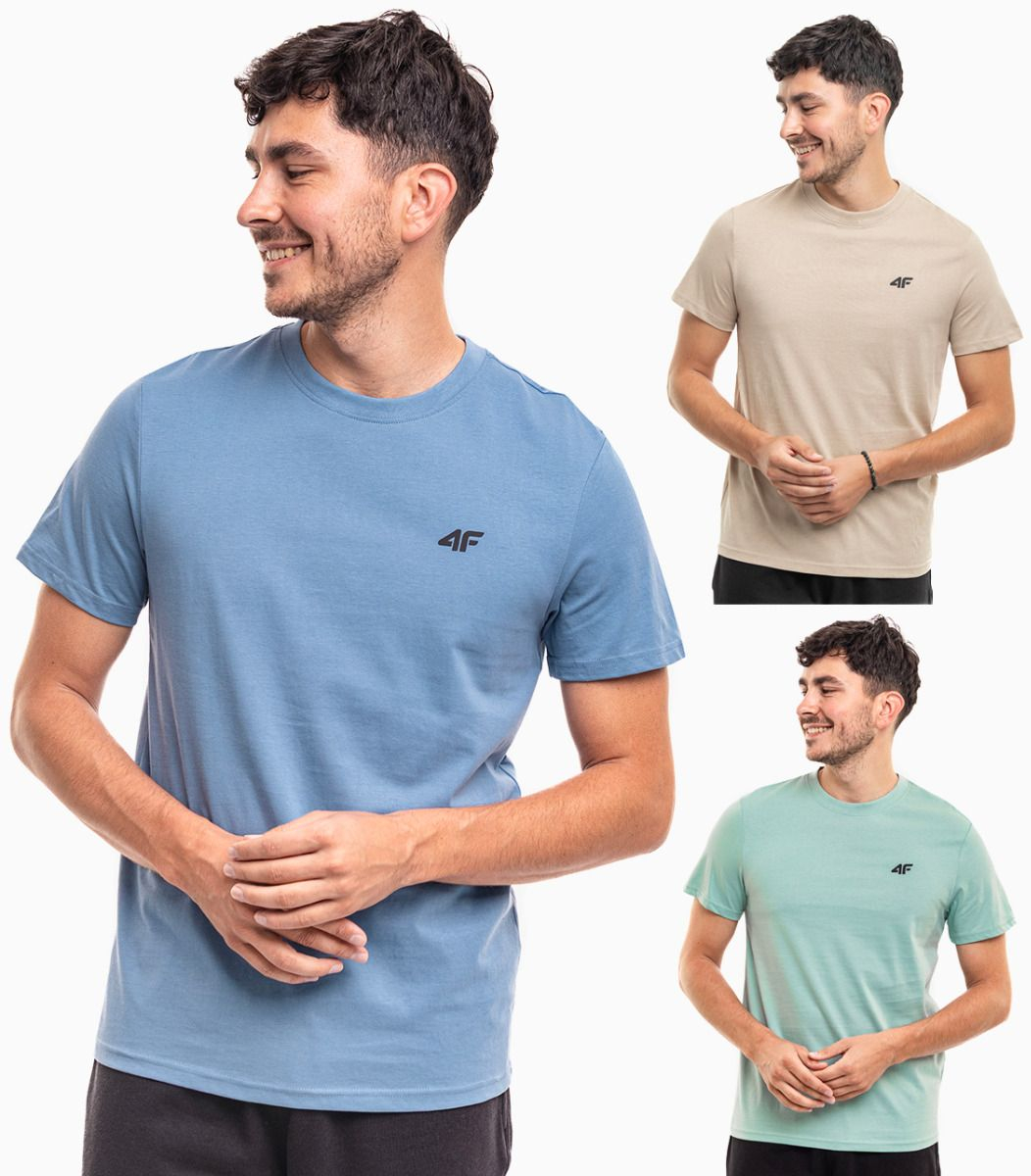 4F Tricou pentru bărbați M3094 3pack 4FWSS25TTSHM3094 91S 4F Tricou pentru bărbați M3094 3pack 4FWSS25TTSHM3094 91S