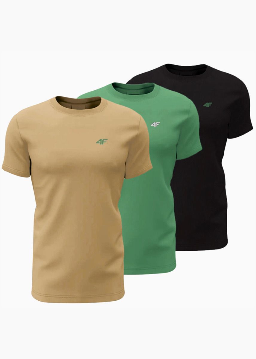 4F Tricou pentru bărbați M3094 3pack 4FWSS25TTSHM3094 92S 4F Tricou pentru bărbați M3094 3pack 4FWSS25TTSHM3094 92S