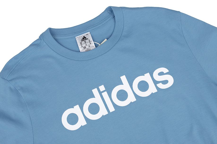 adidas Tricou pentru bărbați Essentials Single Jersey Linear Embroidered Logo Tee IC9295