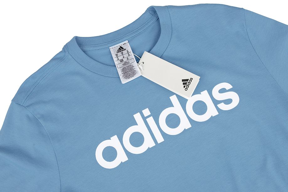 adidas Tricou pentru bărbați Essentials Single Jersey Linear Embroidered Logo Tee IC9295