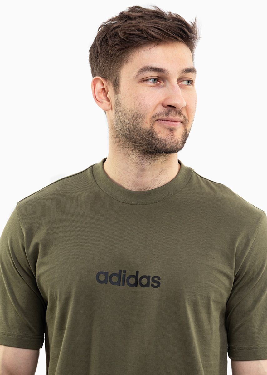 adidas Tricou pentru bărbați Essentials Linear Single JE9001