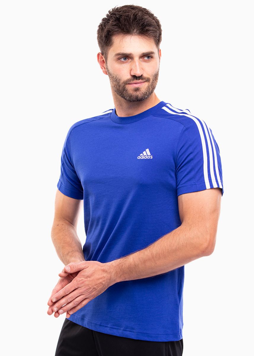 adidas Tricou pentru bărbați Essentials Single Jersey 3-Stripes Tee IC9338