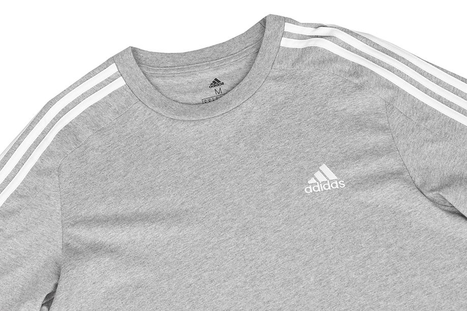 adidas Tricou pentru bărbați Essentials Single Jersey 3-Stripes Tee IC9337