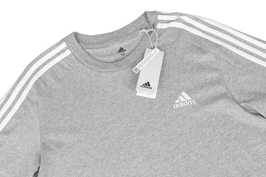 adidas Tricou pentru bărbați Essentials Single Jersey 3-Stripes Tee IC9337