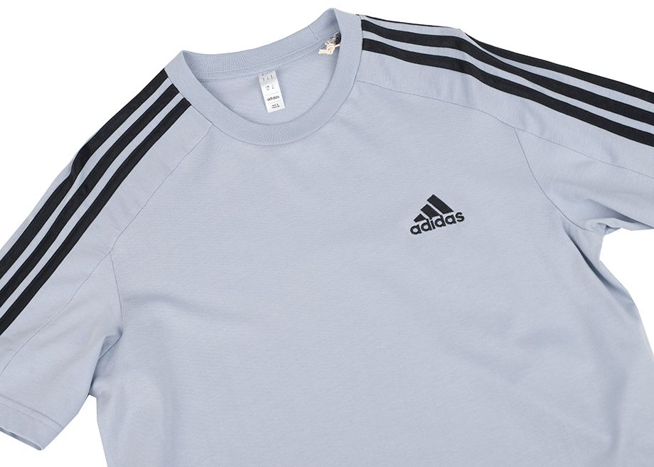 adidas Tricou pentru bărbați Essentials Single Jersey 3-Stripes Tee IS1332