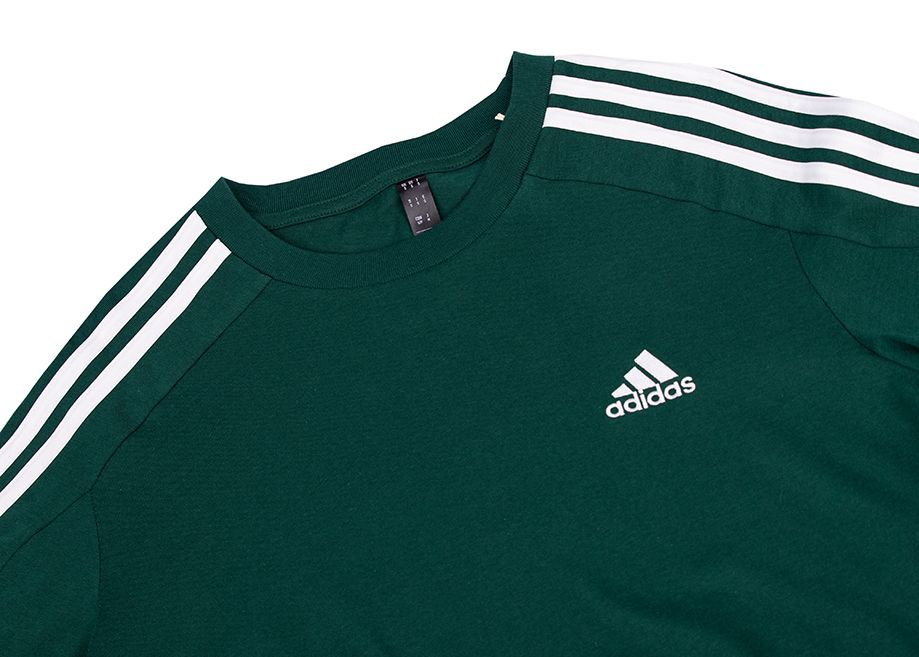 adidas Tricou pentru bărbați Essentials Single Jersey 3-Stripes Tee IS1333