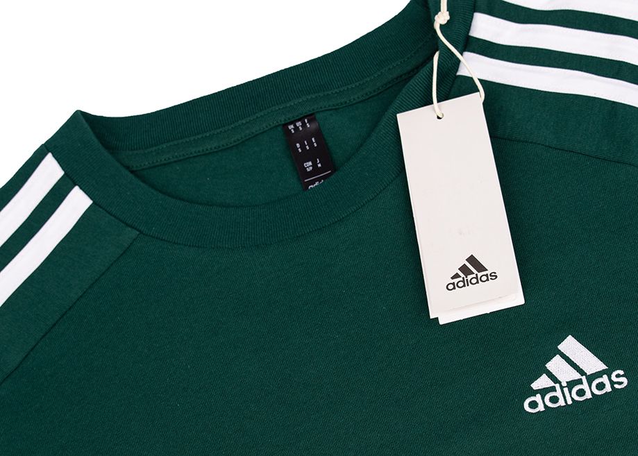 adidas Tricou pentru bărbați Essentials Single Jersey 3-Stripes Tee IS1333