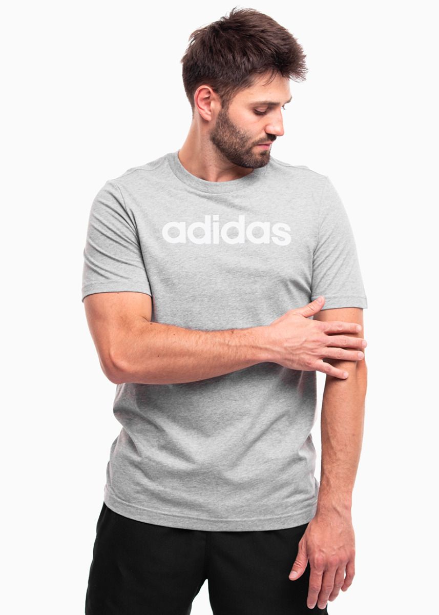 adidas Tricou pentru bărbați Essentials Single Jersey Linear Embroidered Logo Tee IC9277