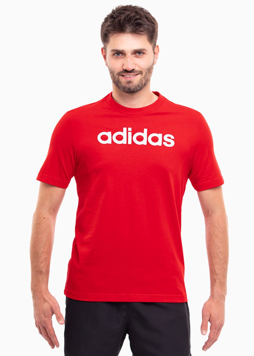 adidas Tricou pentru bărbați Essentials Single Jersey Linear Embroidered Logo Tee IC9278