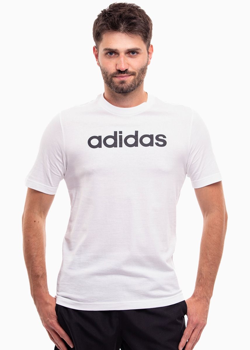 adidas Tricou pentru bărbați Essentials Single Jersey Linear Embroidered Logo Tee IC9276