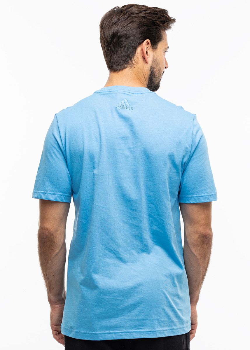adidas Tricou pentru bărbați Essentials Single Jersey Linear Embroidered Logo Tee IS1350