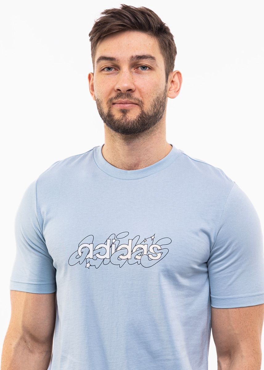 adidas Tricou pentru bărbați Illustrated Linear Graphic IS2867