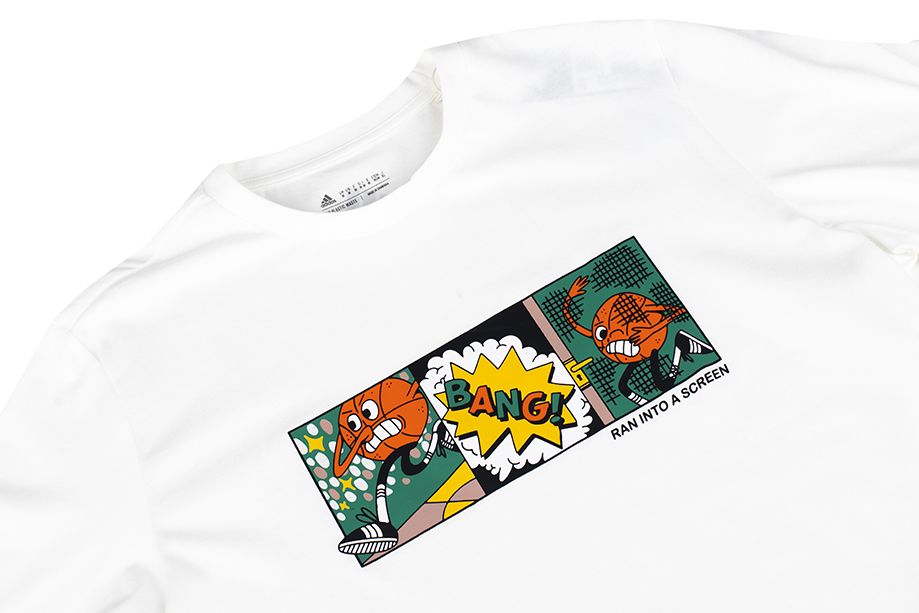adidas Tricou pentru bărbați Lil' Stripe Basketball Graphic Tee IC1866