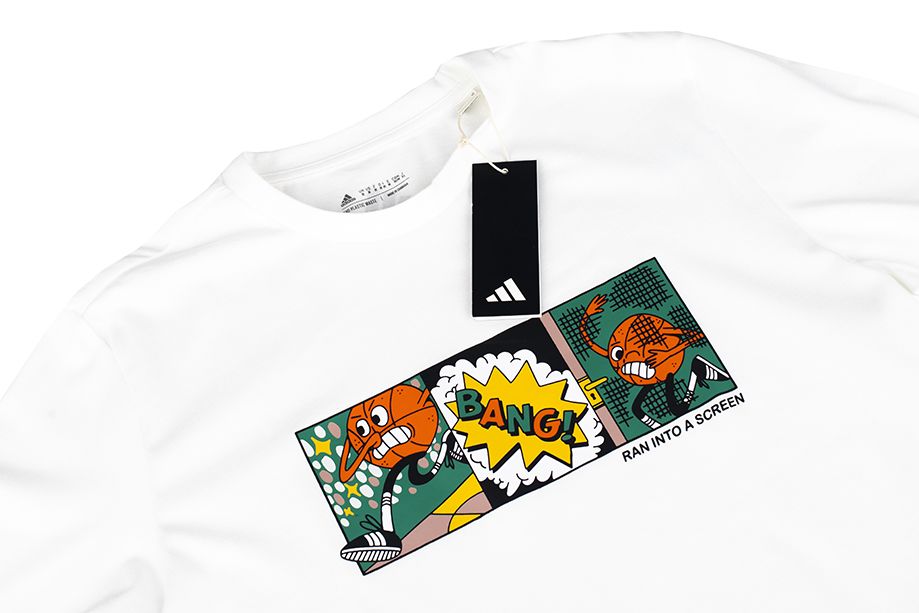 adidas Tricou pentru bărbați Lil' Stripe Basketball Graphic Tee IC1866