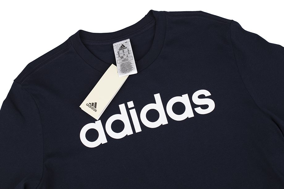 adidas Tricou pentru bărbați Essentials Single Jersey Linear Embroidered Logo Tee IC9275