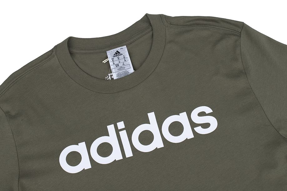 adidas Tricou pentru bărbați Essentials Single Jersey Linear Embroidered Logo Tee IC9280