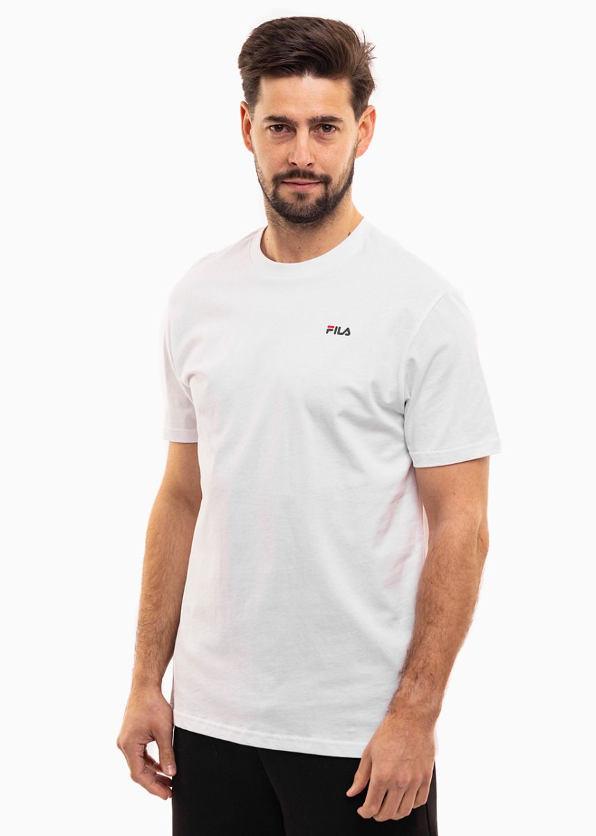 Fila Tricou pentru bărbați Laas Regular Tee FAM0874 10001 Fila Tricou pentru bărbați Laas Regular Tee FAM0874 10001