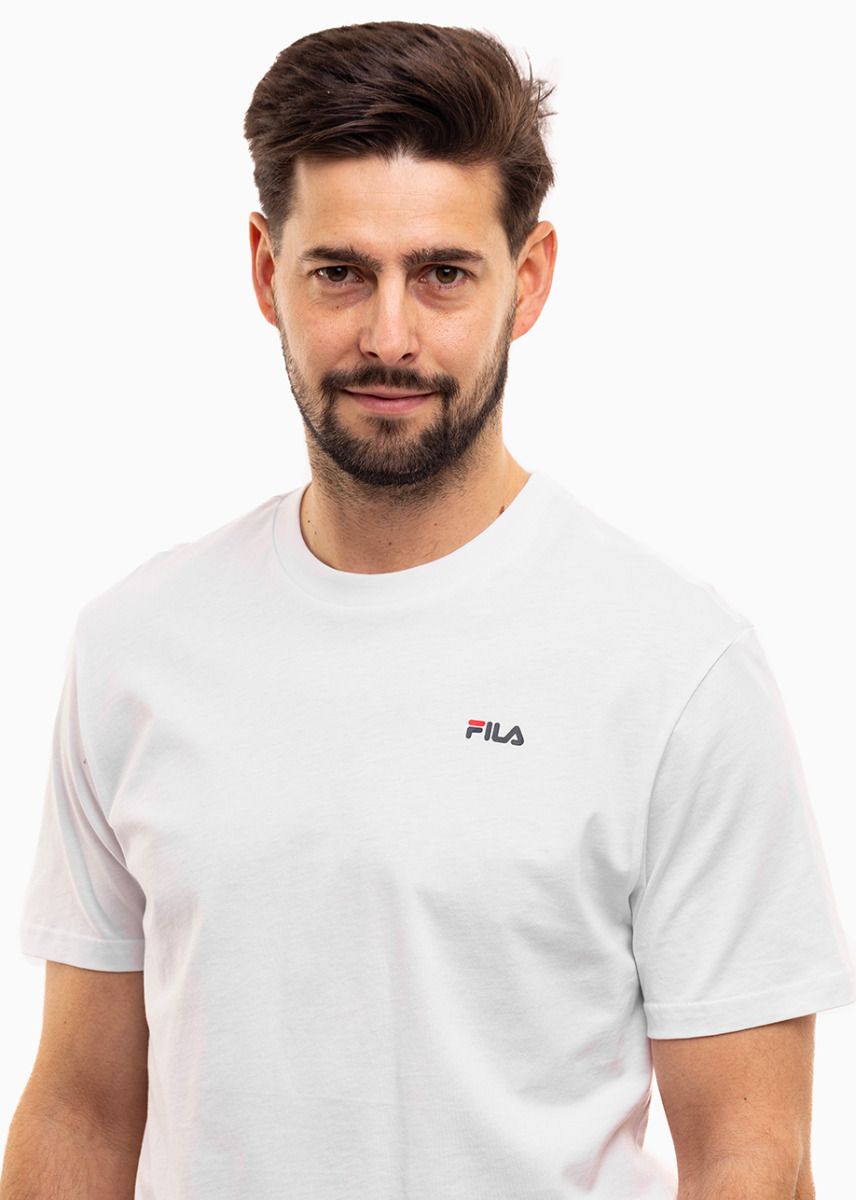 Fila Tricou pentru bărbați Laas Regular Tee FAM0874 10001 Fila Tricou pentru bărbați Laas Regular Tee FAM0874 10001