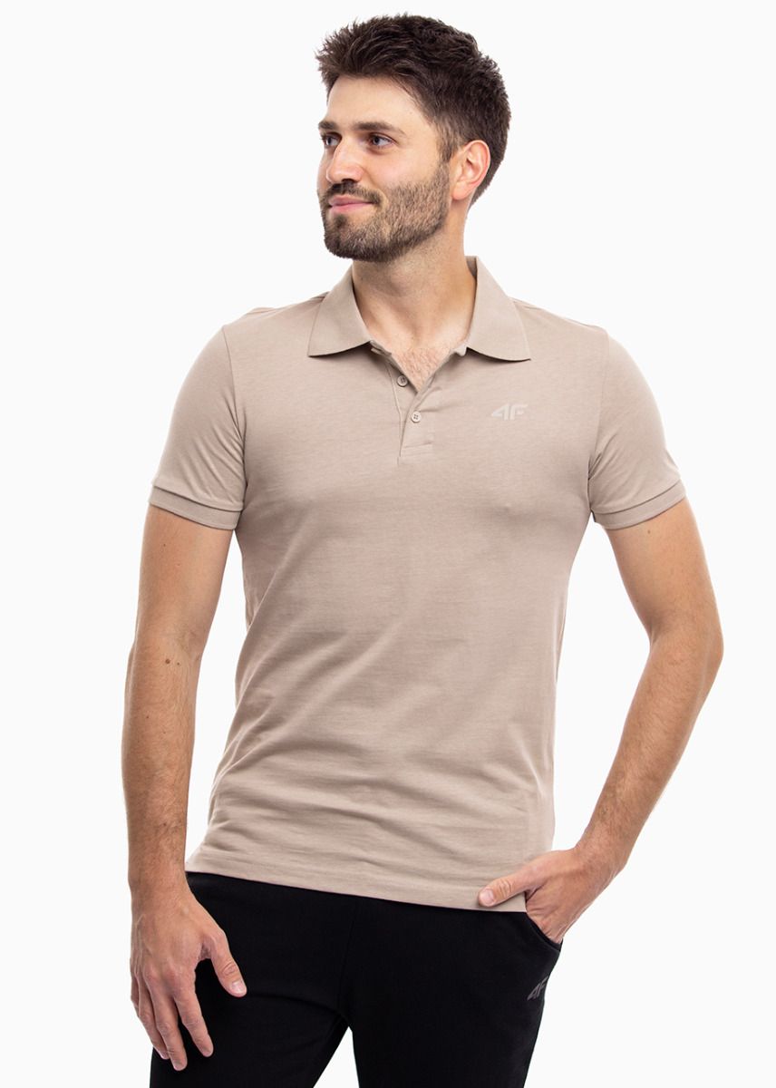 4F Tricou polo pentru bărbați M129 4FWSS24TPTSM129 83S