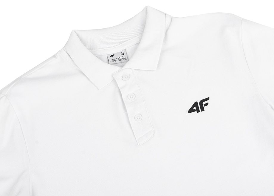 4F Tricou polo pentru bărbați M129 4FWSS24TPTSM129 10S