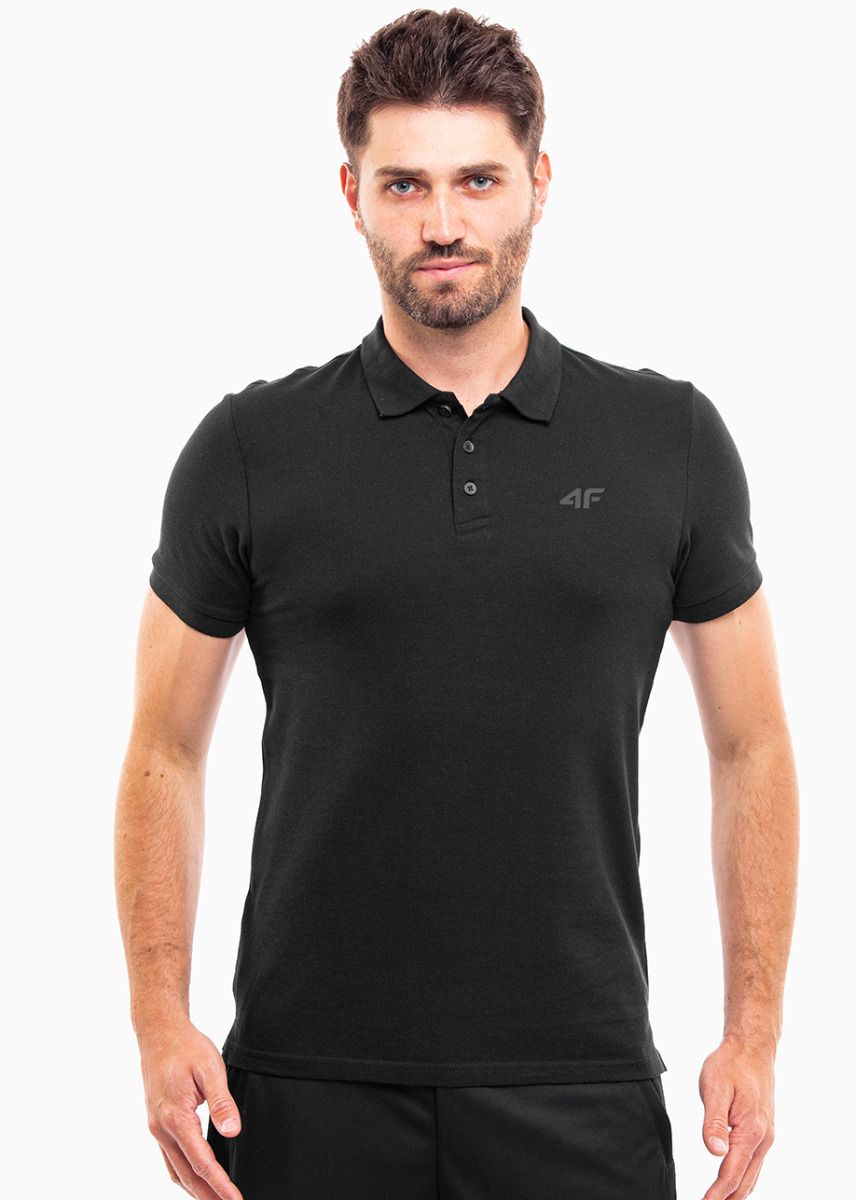 4F Tricou polo pentru bărbați M129 4FWSS24TPTSM129 20S