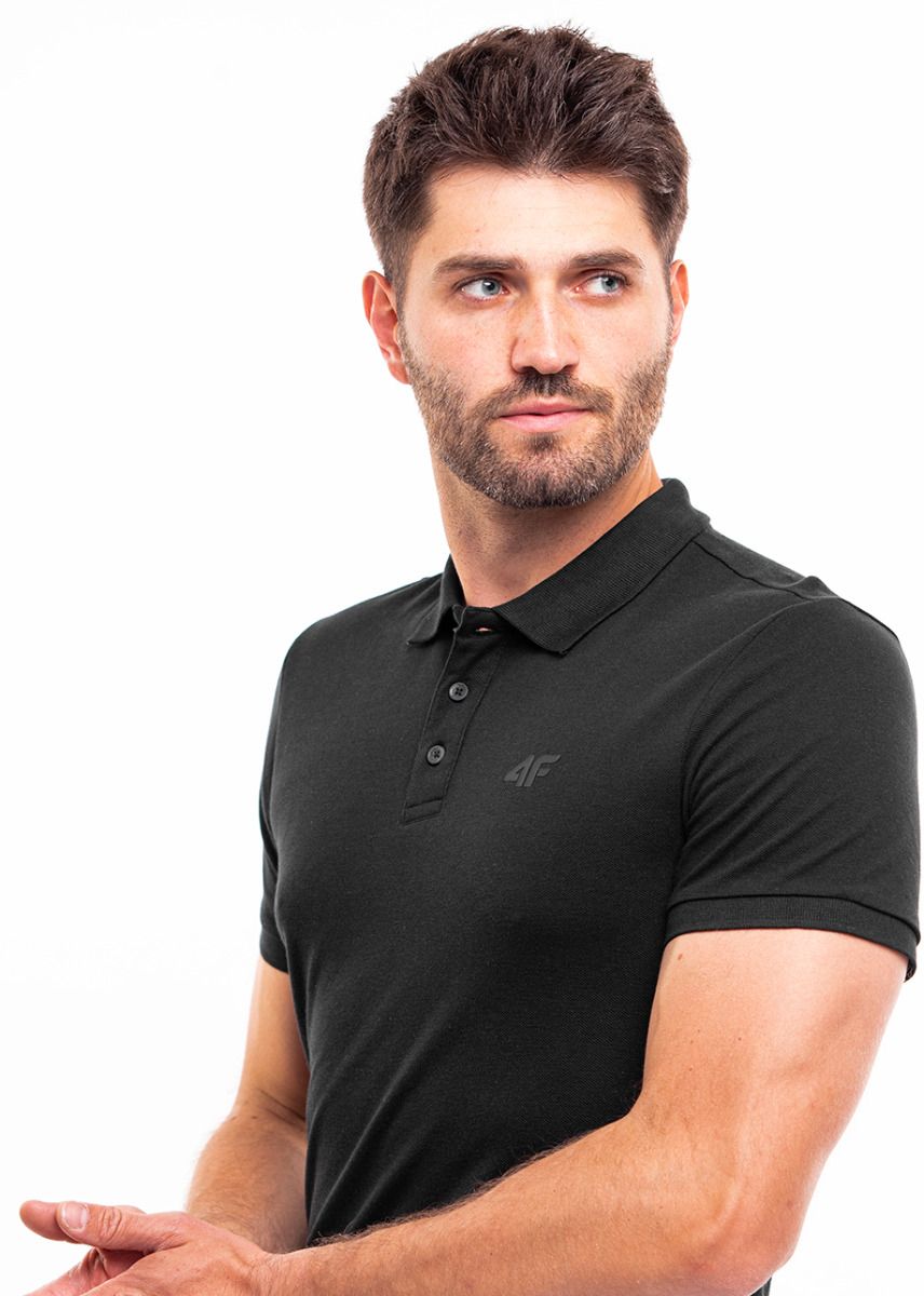 4F Tricou polo pentru bărbați M129 4FWSS24TPTSM129 20S