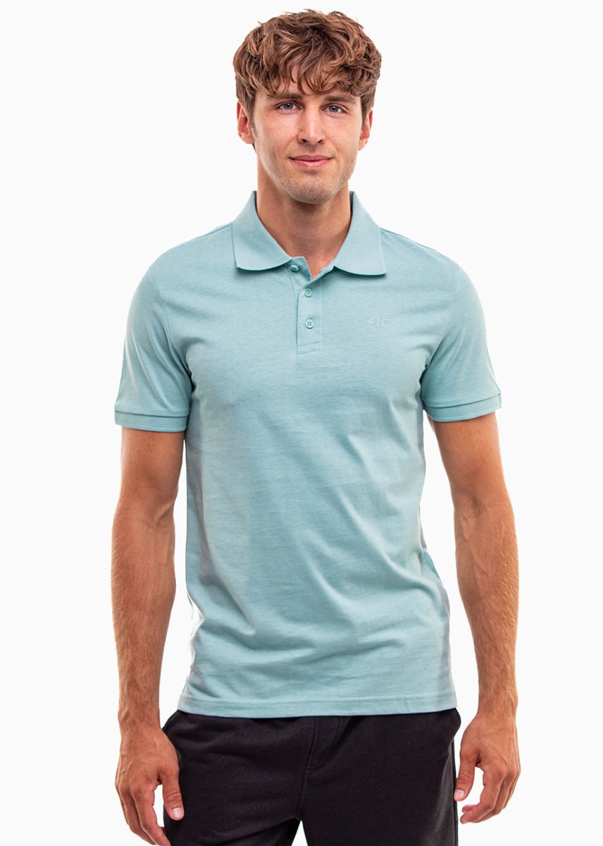 4F Tricou polo pentru bărbați M129 4FWSS24TPTSM129 47S