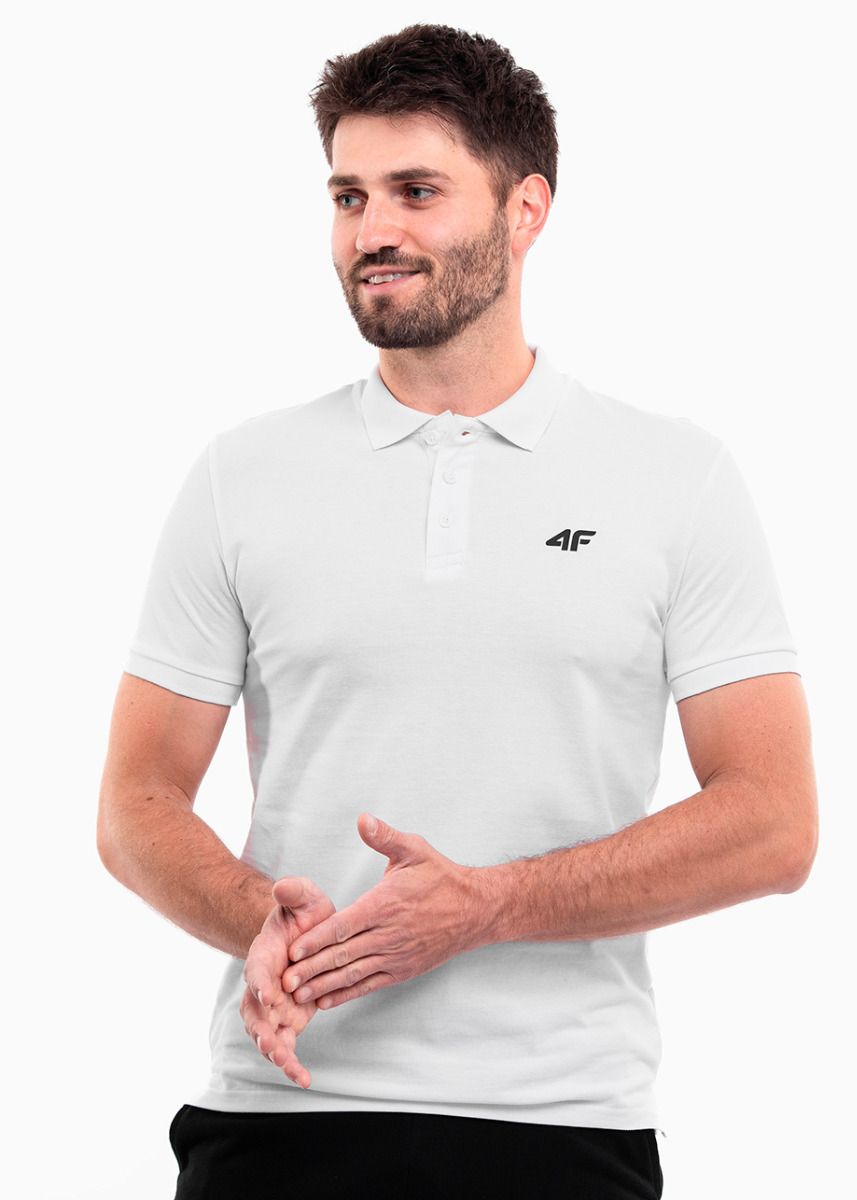 4F Tricou polo pentru bărbați M130 4FWSS24TPTSM130 10S