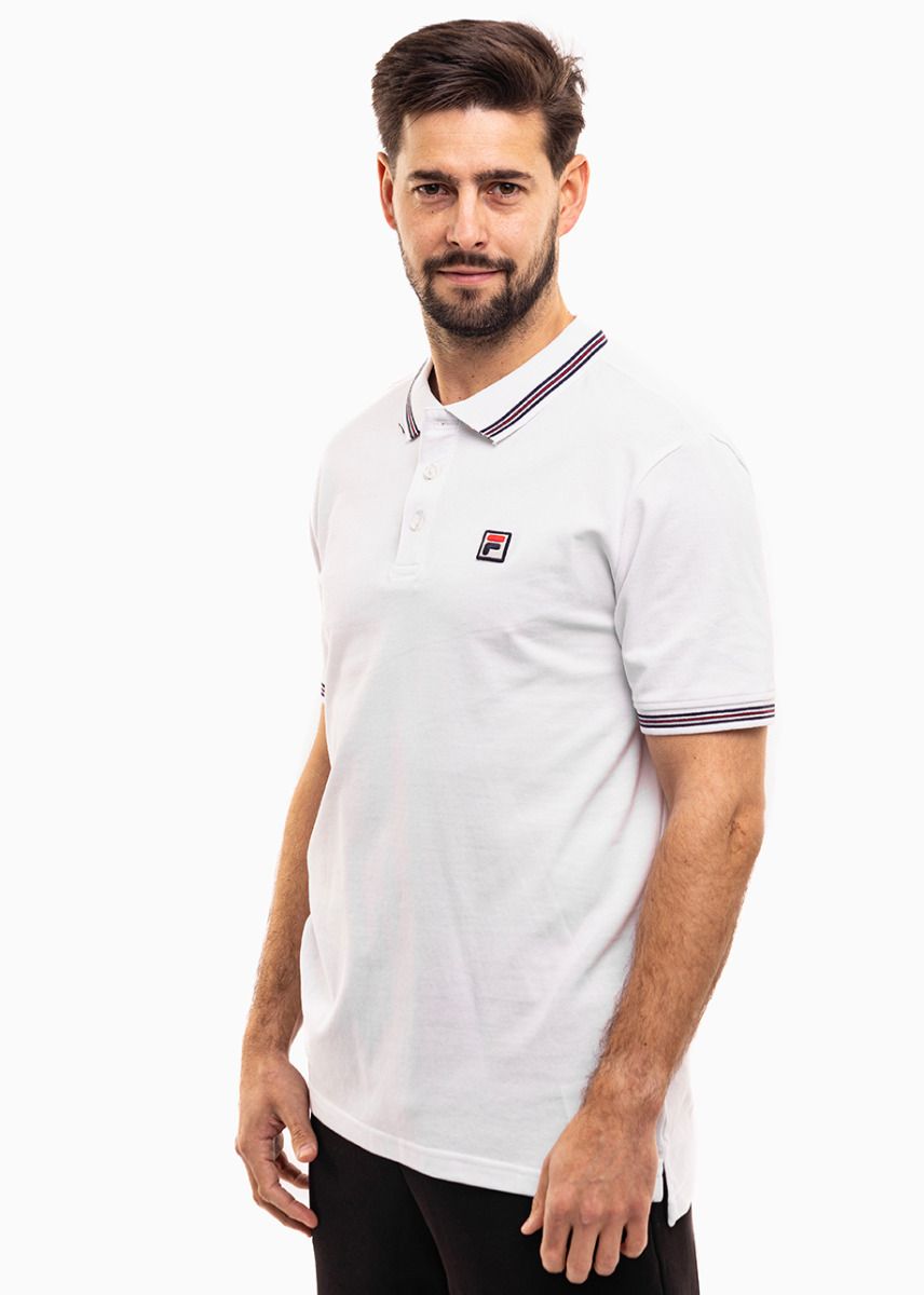 Fila Tricou polo bărbați Lubbeek FAM0898 10001 Fila Tricou polo bărbați Lubbeek FAM0898 10001