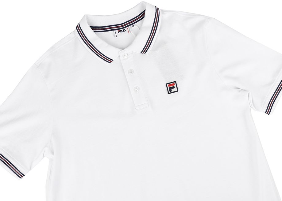 Fila Tricou polo bărbați Lubbeek FAM0898 10001 Fila Tricou polo bărbați Lubbeek FAM0898 10001