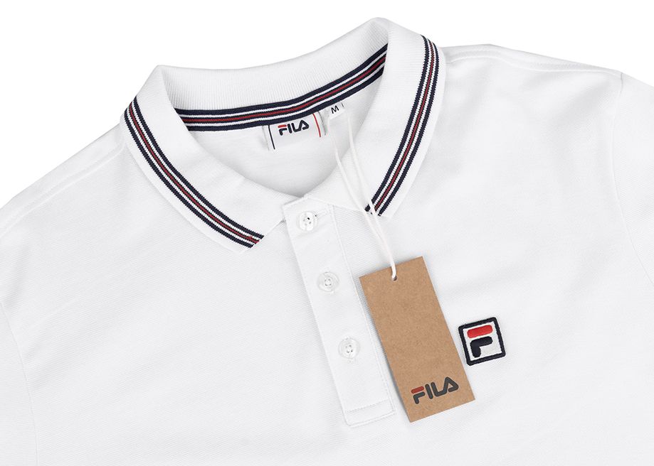 Fila Tricou polo bărbați Lubbeek FAM0898 10001 Fila Tricou polo bărbați Lubbeek FAM0898 10001