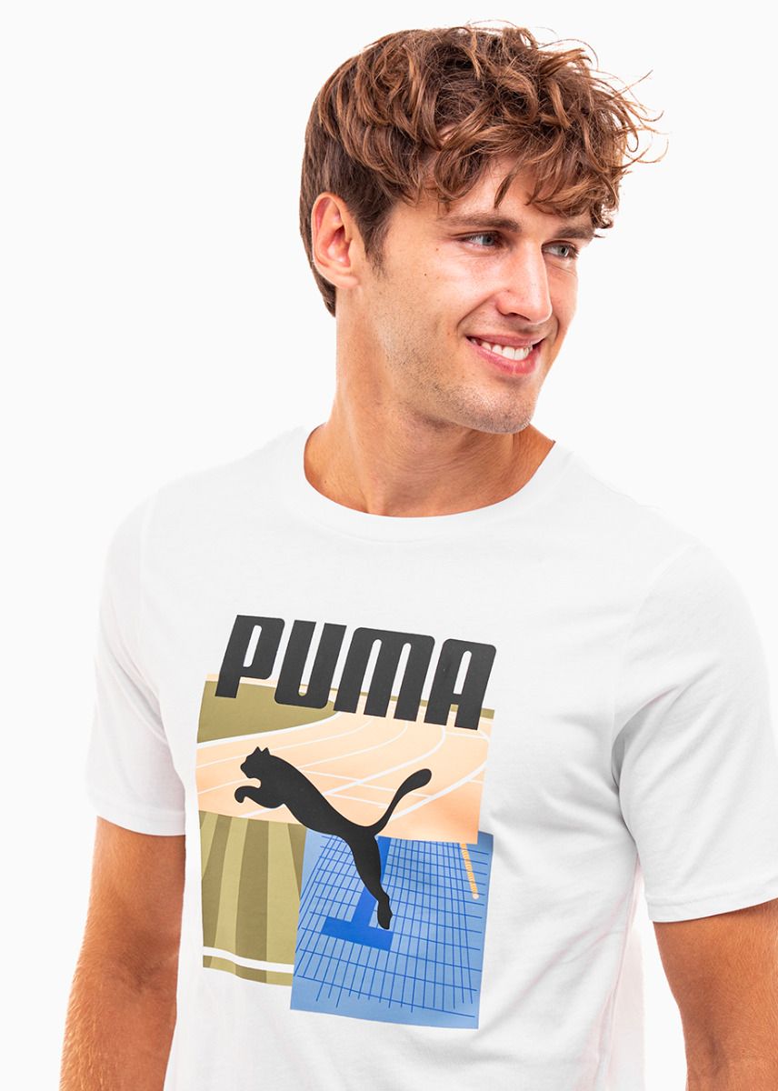 PUMA Tricou pentru bărbați GRAPHICS Summer Sports Tee II 627909 02