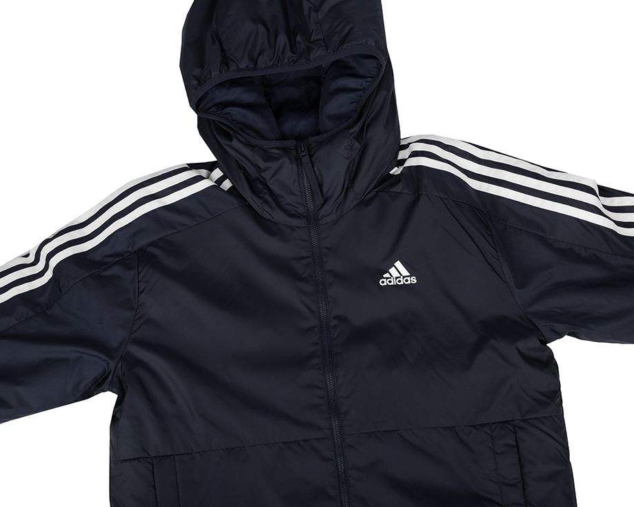 adidas Jachetă pentru bărbați Essentials 3-Stripes Insulated Hooded IS1278