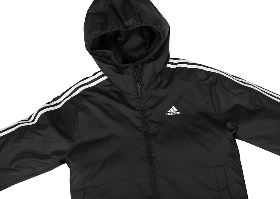 adidas Jachetă pentru bărbați Essentials 3-Stripes Insulated Hooded IN7194