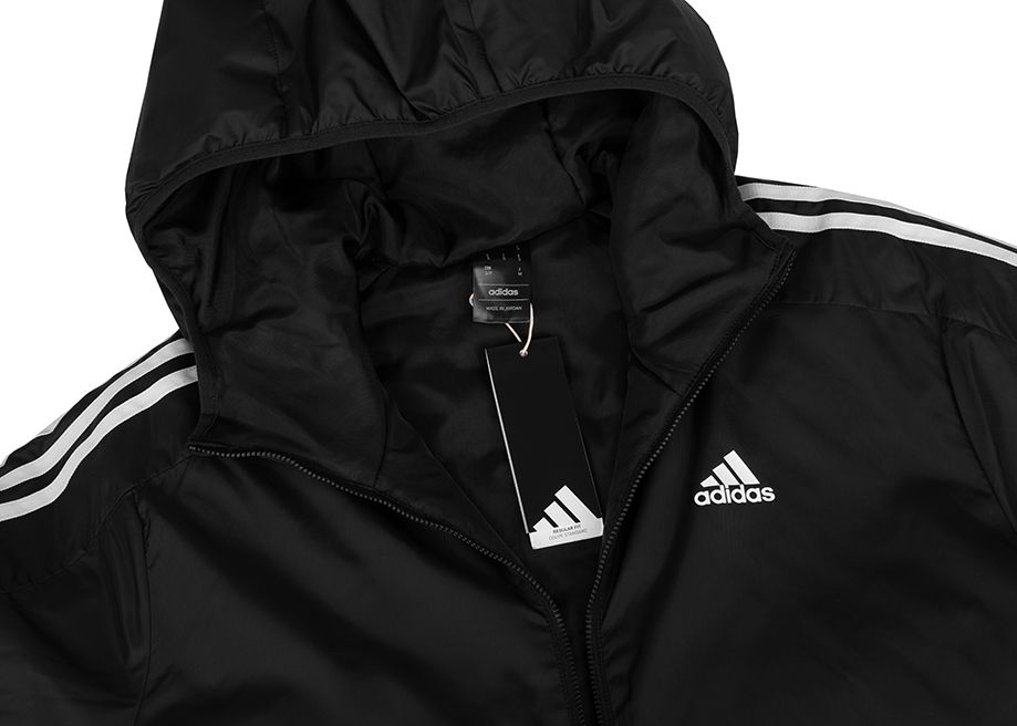 adidas Jachetă pentru bărbați Essentials 3-Stripes Insulated Hooded IN7194