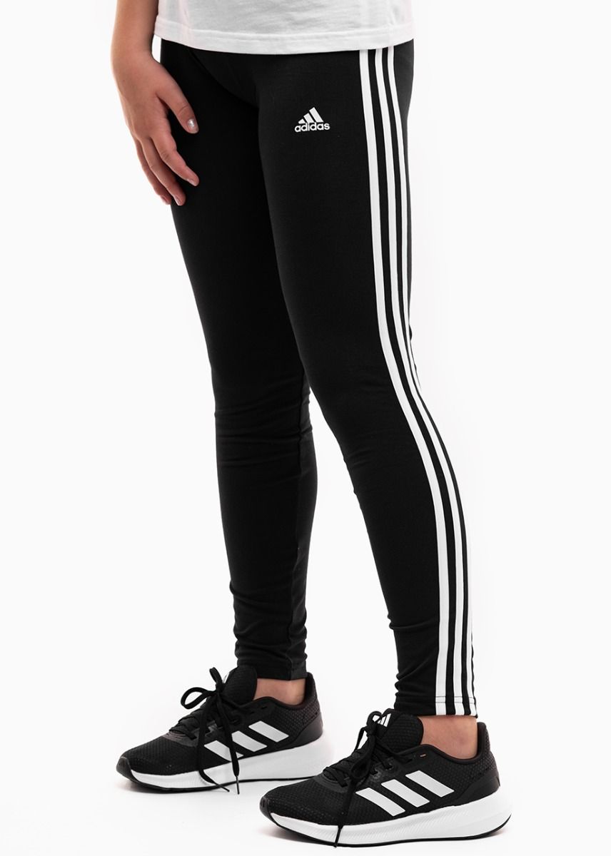 adidas Jambiere pentru copii Essentials 3-Stripes Cotton Tights IC3623