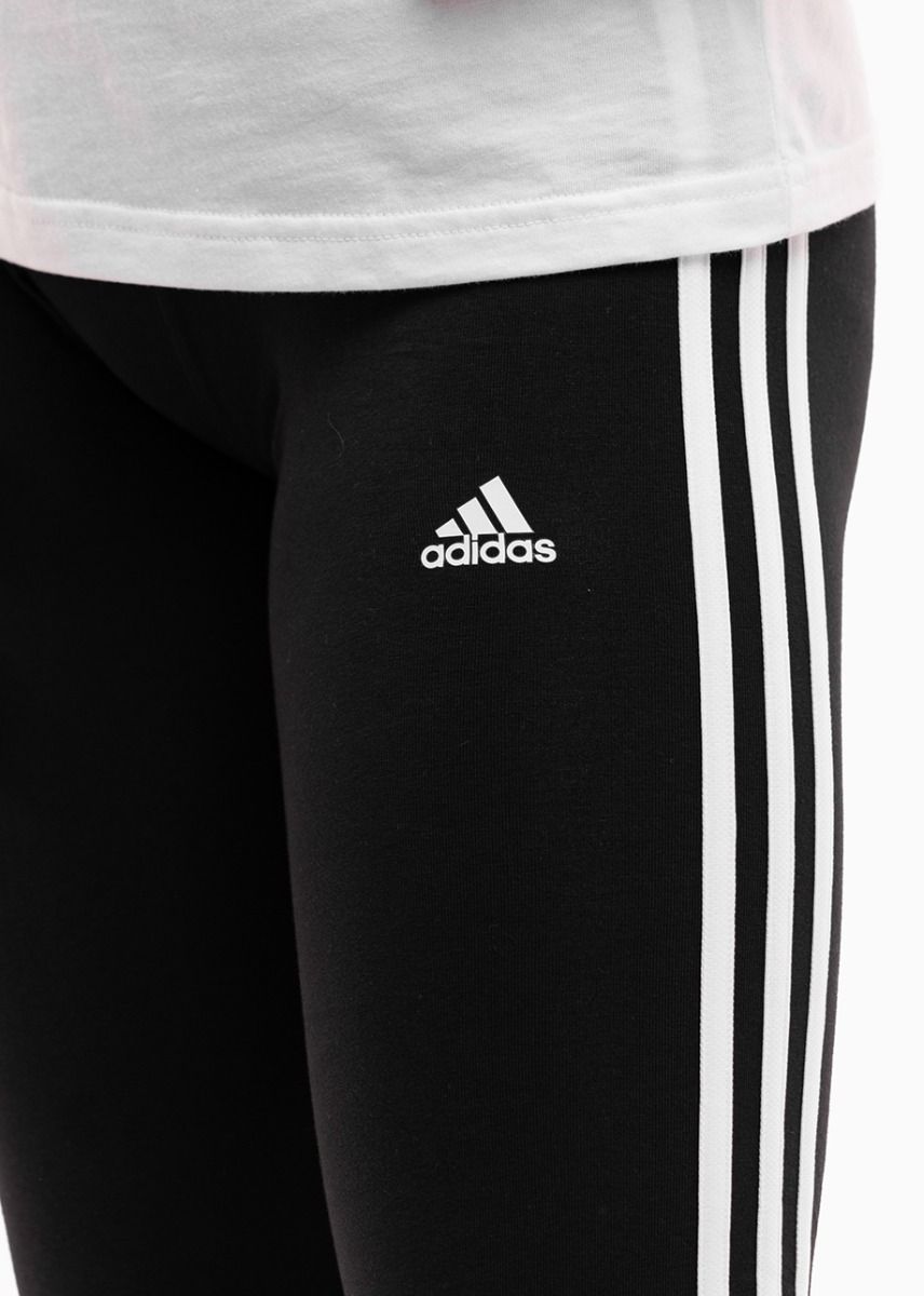 adidas Jambiere pentru copii Essentials 3-Stripes Cotton Tights IC3623