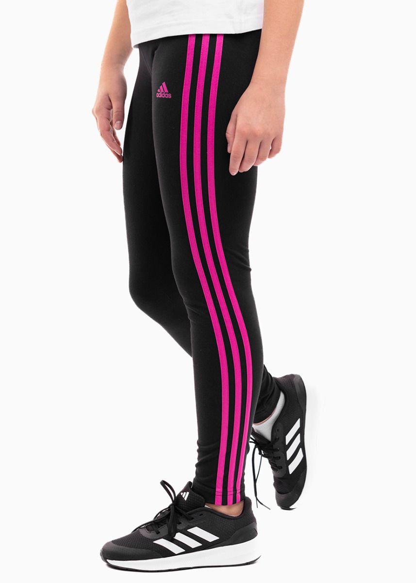 adidas Jambiere pentru copii Essentials 3-Stripes Cotton Tights IC3627