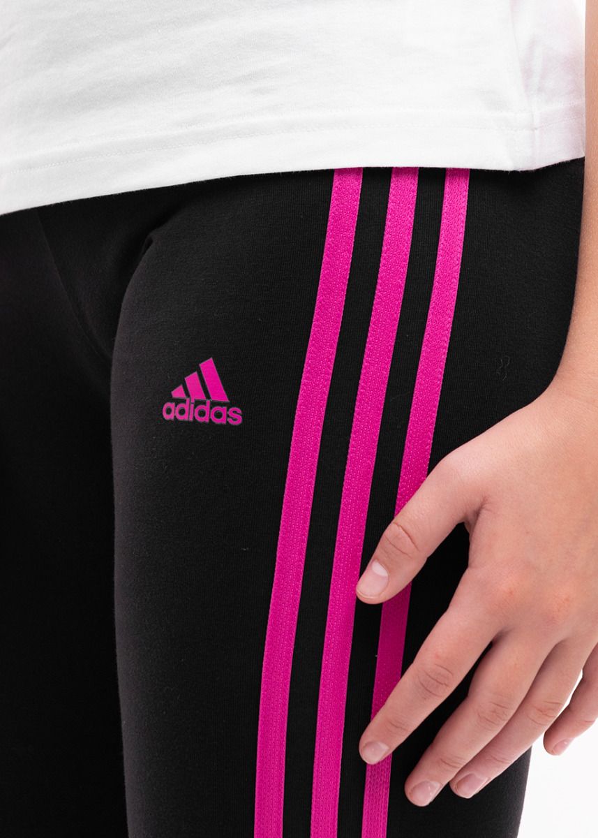 adidas Jambiere pentru copii Essentials 3-Stripes Cotton Tights IC3627