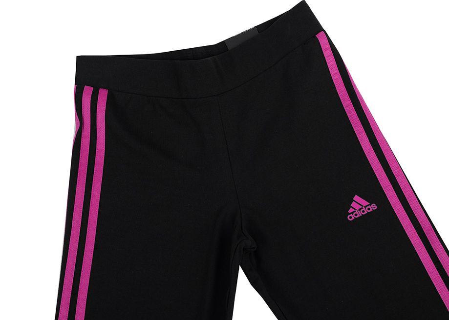 adidas Jambiere pentru copii Essentials 3-Stripes Cotton Tights IC3627