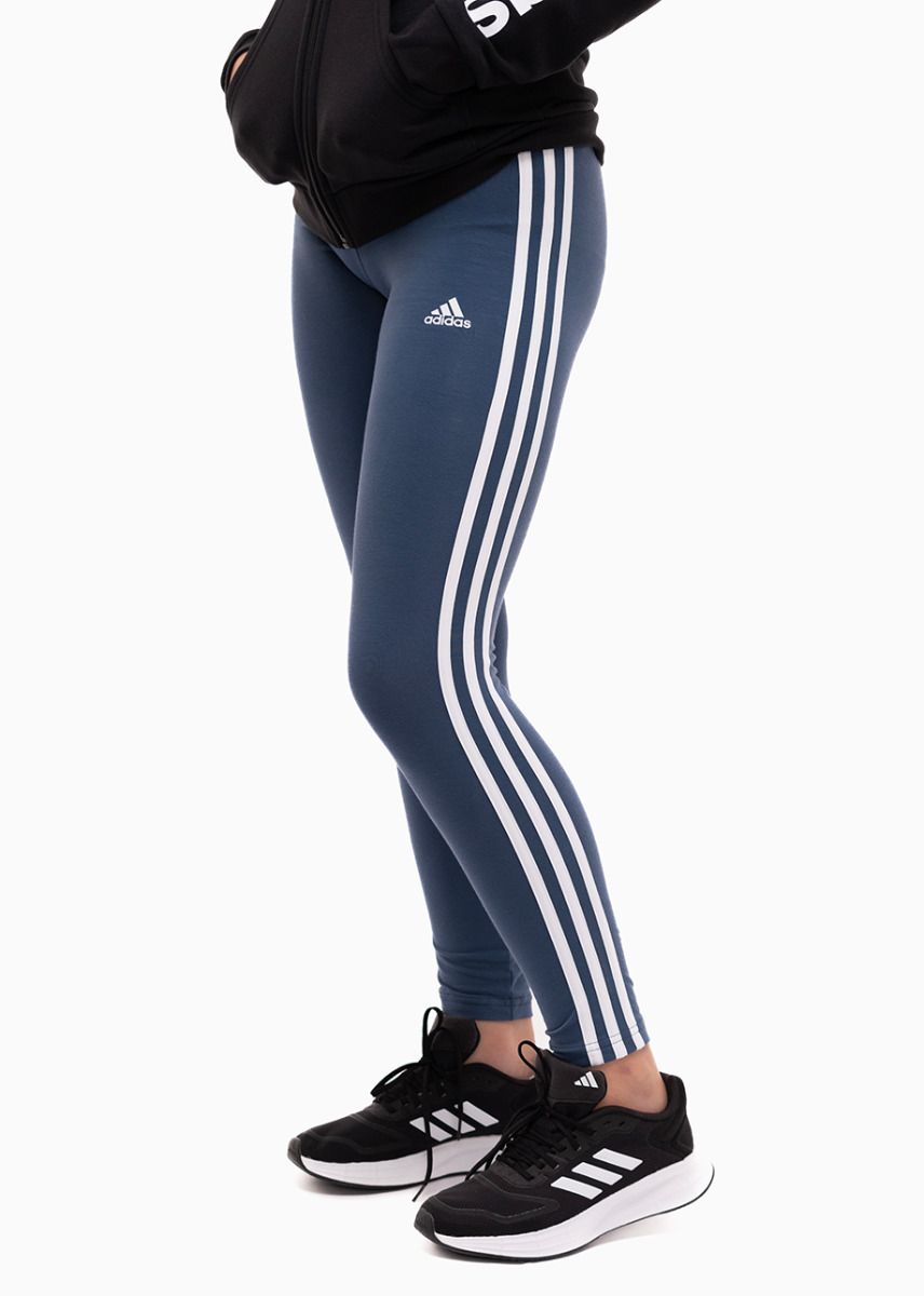 adidas Jambiere pentru copii 3-Stripes Cotton Tights IS2633