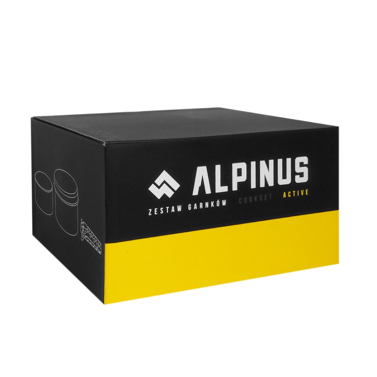 Alpinus Set de oale pentru camping Jukatan DE11144