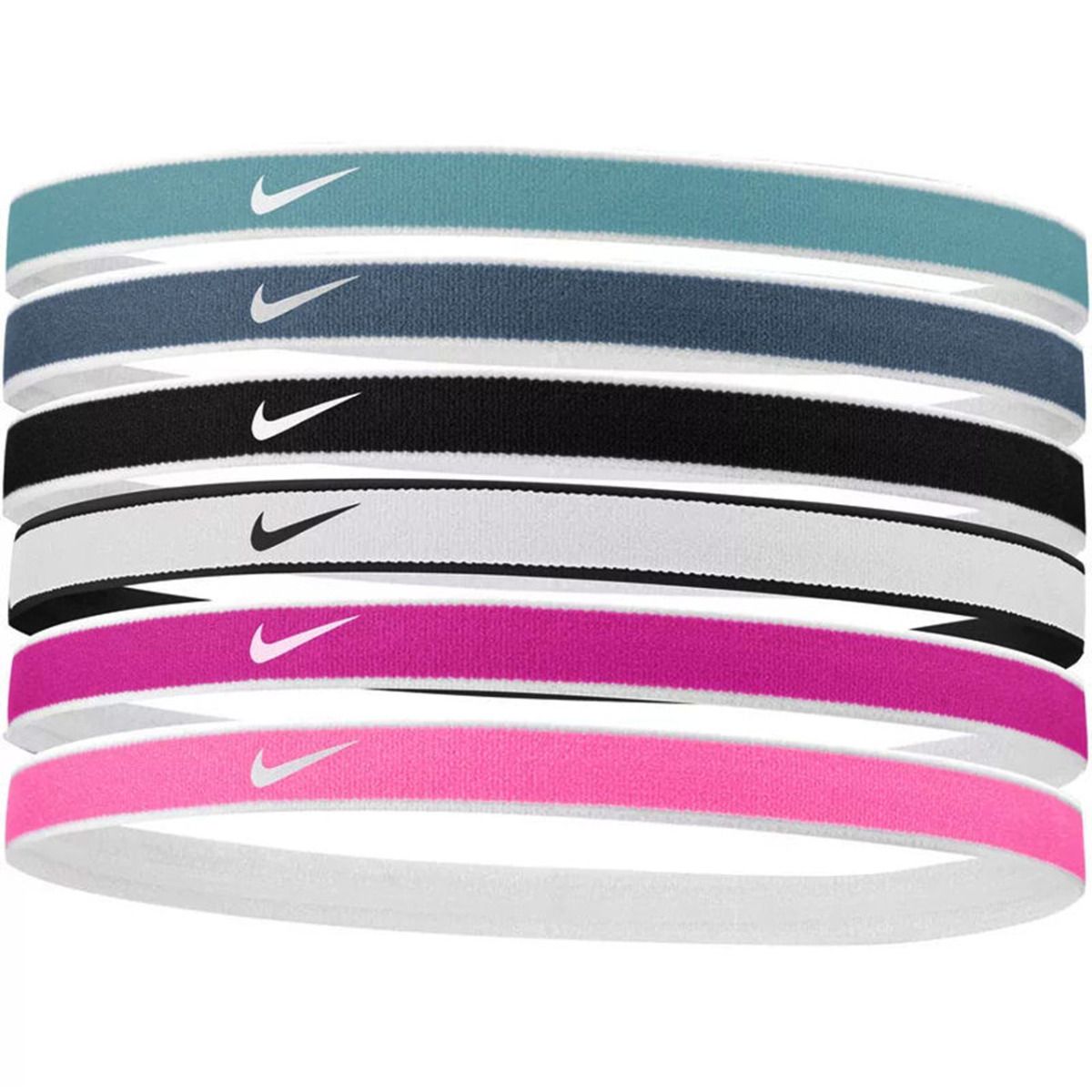 Nike Bentite pentru cap Swoosh Sport 6pack N1002021412OS